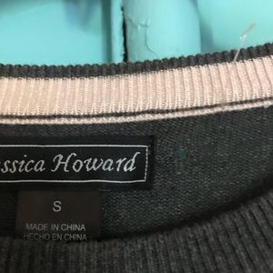 Grey knit dress Jessica Howard